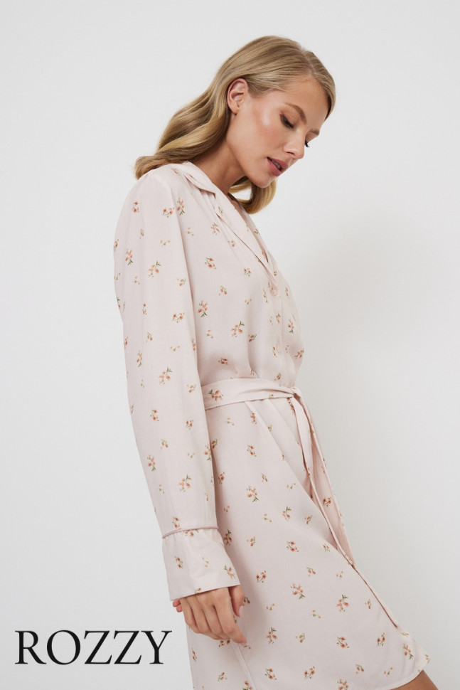 Сорочка вискозная Aruelle Freesia пудровый