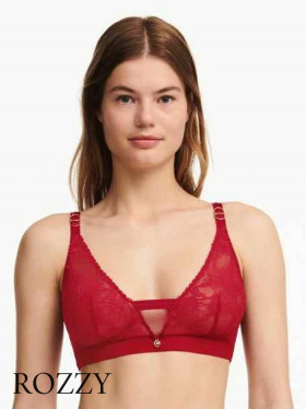 Бюстгальтер без косточек Chantelle Orchids C21U80 красный