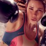 Бюстгальтер спортивный без косточек Shock Absorber S4490 темно-синий/розовый