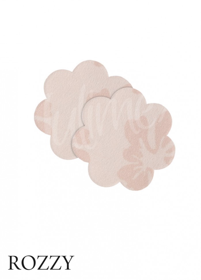 Наклейки на соски (цветочек) Julimex PS-04 телесный