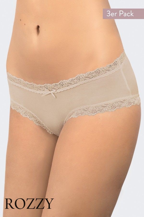 Трусы хипстеры Nina Von C Cosy 1613358499 бежевый (уп.3шт)