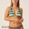 Бюстгальтер купальный Naturana 77059 хаки/черный/бирюзовый Ф