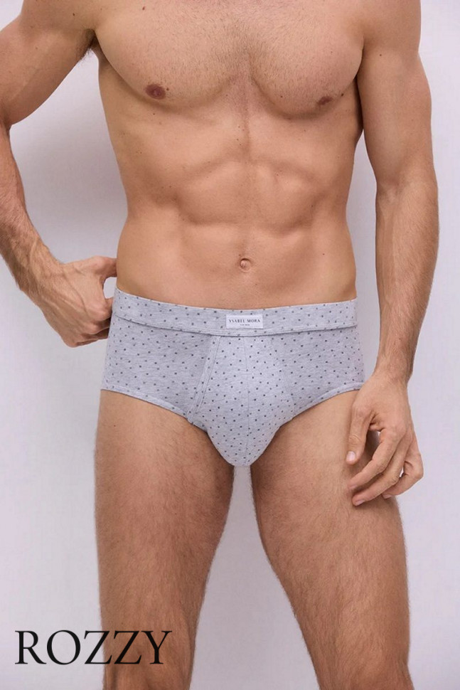 Трусы слипы мужские Ysabel Mora 20404 черный/светло-серый (уп.2шт.)