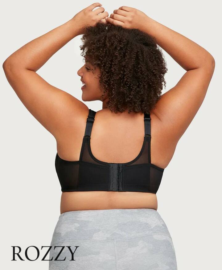 Бюстгальтер спортивный без косточек Glamorise GI1006 черный