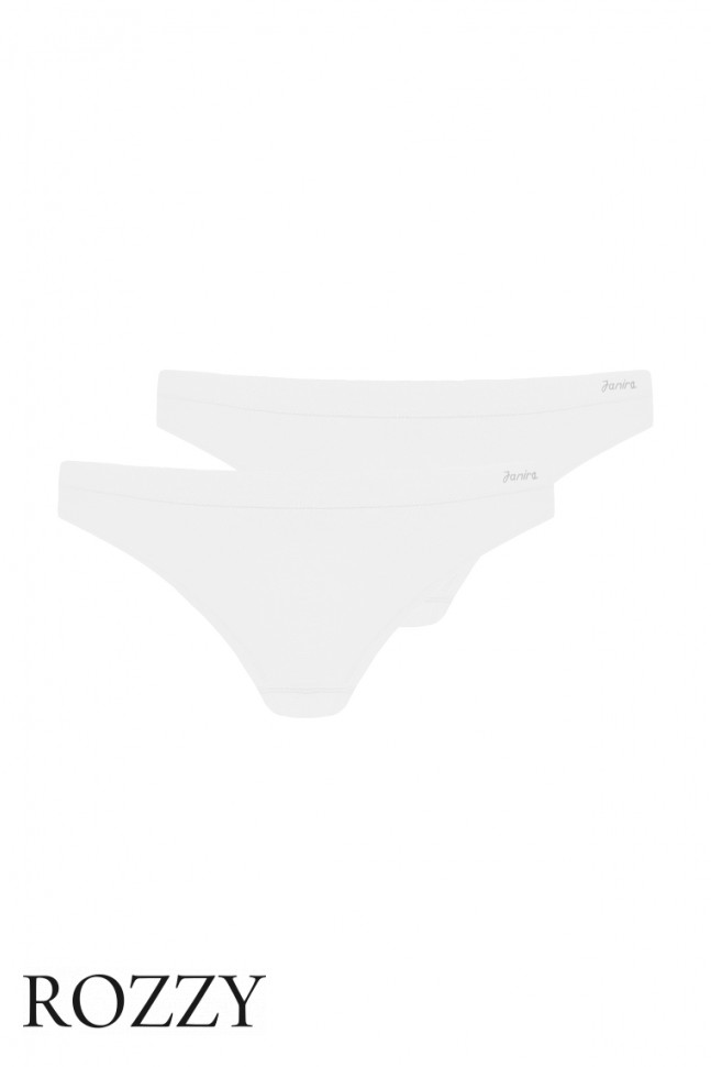 Трусы бикини хлопковые Janira 31638 белый (уп.2шт.)