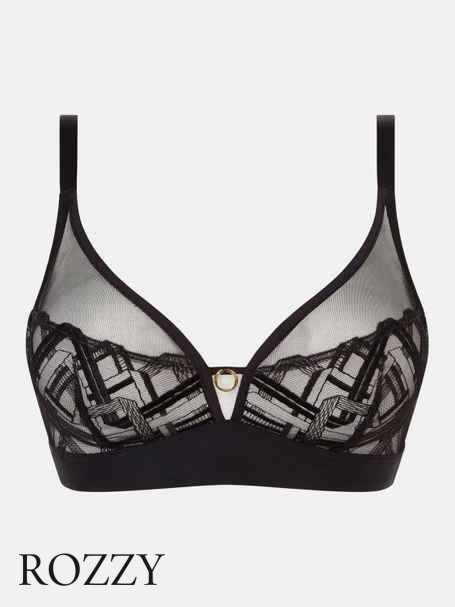Бюстгальтер без косточек Chantelle Graphic Support C21S20 черный