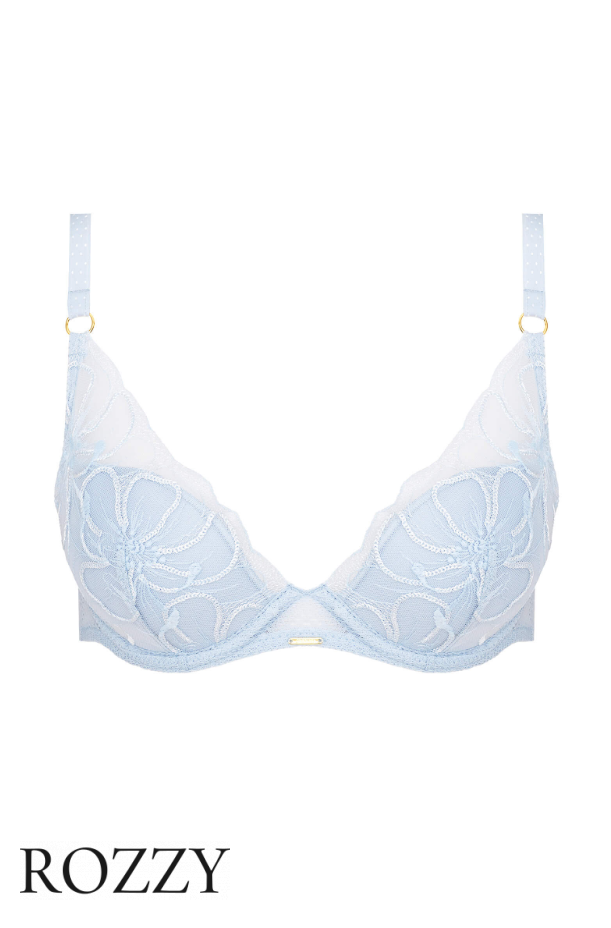 Бюстгальтер Chantelle Fleurs C12M20 голубой