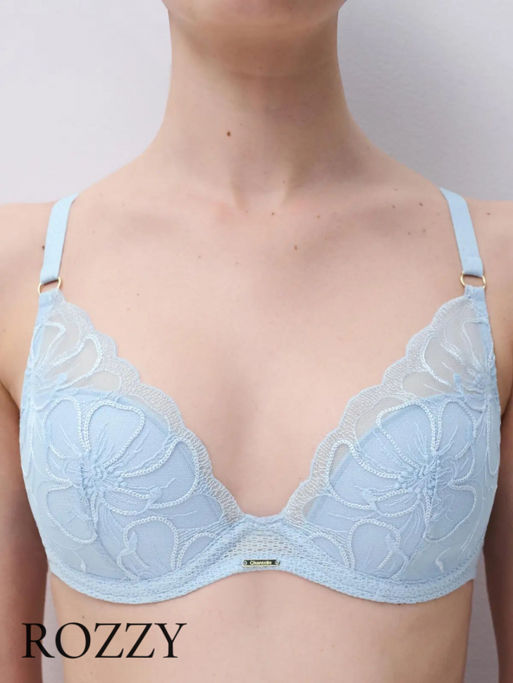 Бюстгальтер Chantelle Fleurs C12M20 голубой