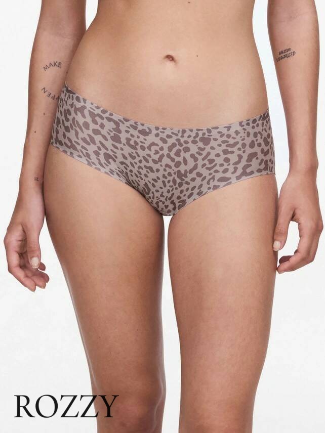 Трусы хипстеры Chantelle Soft Stretch C11D40 серый/леопард