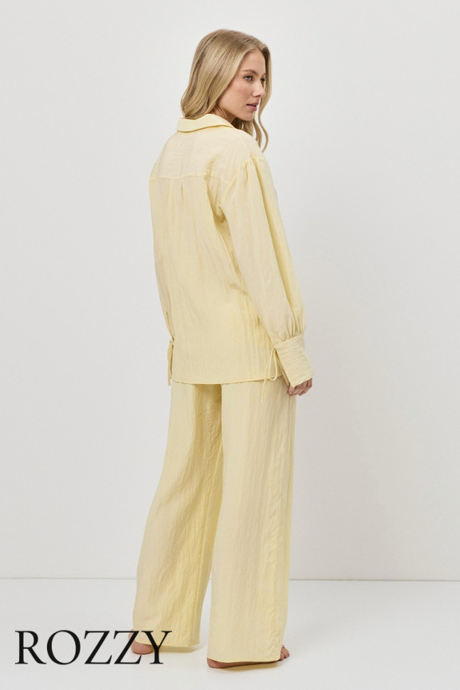 Пижама вискозная Aruelle Solara Set желтый