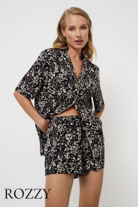 Пижама вискозная Aruelle Elaina черный