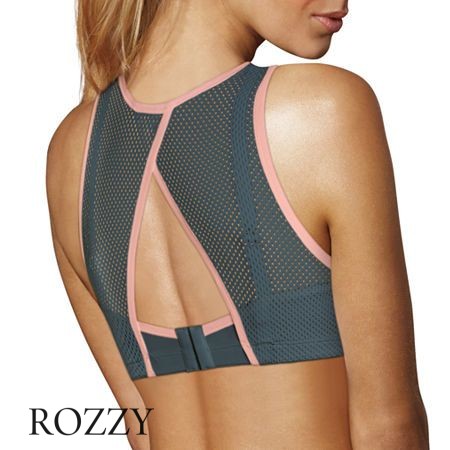 Бюстгальтер спортивный без косточек Maidenform DM7994 серый/розовый