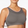 Бюстгальтер спортивный без косточек Maidenform DM7994 серый/розовый