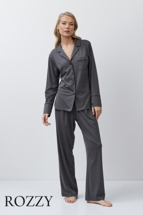 Пижама Aruelle Cadance Grey темно-серый