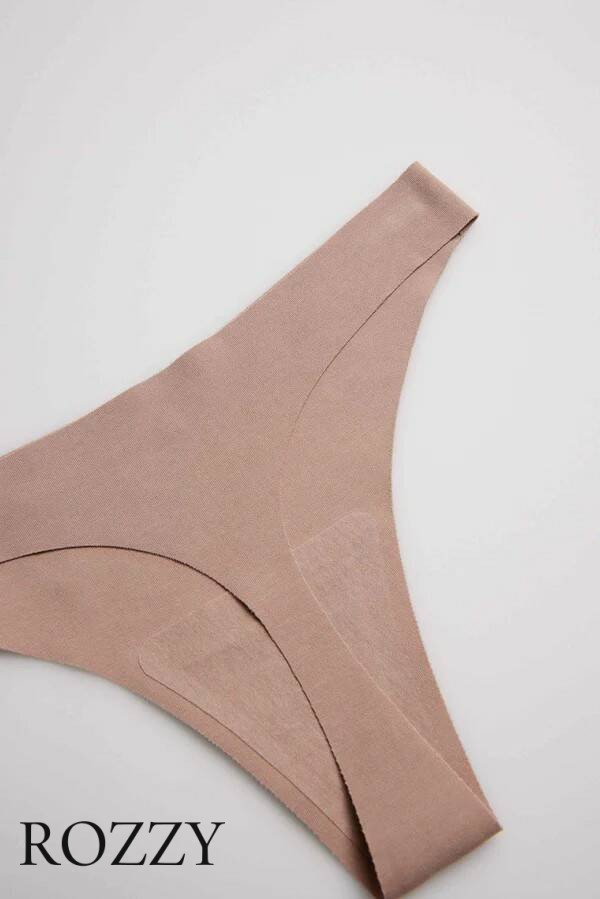 Трусы стринги хлопковые обрезные Ysabel Mora 19663 бежевый