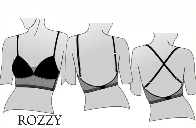 Бюстгальтер бюстье без косточек Nina Von C Pleasure 16503111 черный