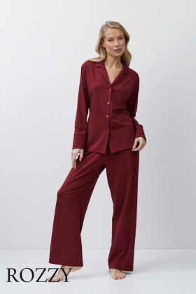 Пижама Aruelle Cadanca Burgundy бургундское вино