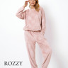 Пижама флисовая Aruelle Betsy Set Soft Dusty Rose пыльная роза