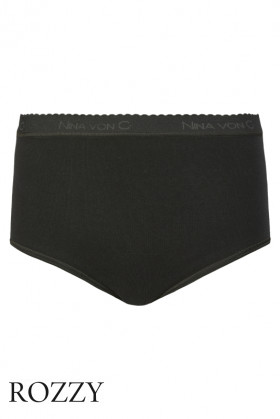 Трусы макси хлопковые Nina Von C 70160113 черный