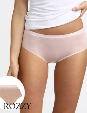 Трусы шорты хлопковые DIM Les Pockets Eco 4H01/3 телесный/розовый/перламутровый (уп.3шт.)