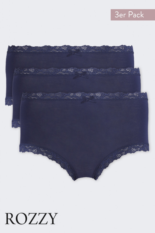 Трусы макси Nina Von C Cosy 16160584 синий (уп.3шт.)