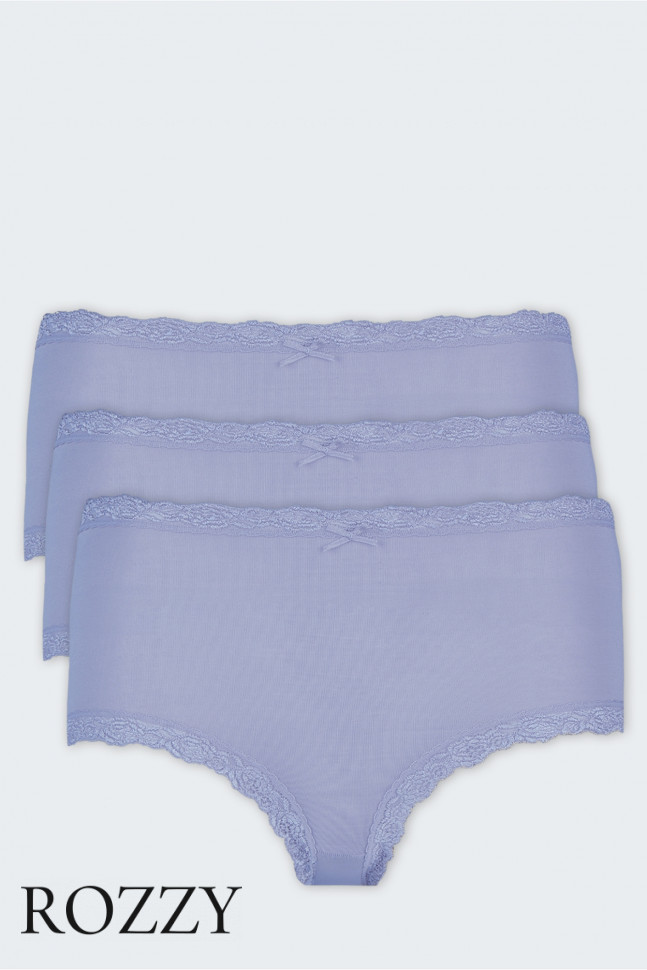 Трусы макси Nina Von C Cosy 16160584 голубой (уп.3шт.)